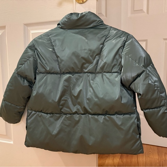 Zara Kids Puffer Jacket in Green - Picture 2 of 2